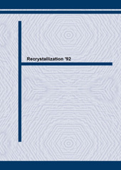 E-book, Recrystallization '92, Trans Tech Publications Ltd