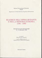 Chapitre, Le Rime del Petrarca e l'idea della donna "Beatrice" : convenzioni letterarie e realtà psicologica, Cadmo
