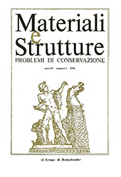 Fascículo, Materiali e strutture : problemi di conservazione : IV, 1, 1994, "L'Erma" di Bretschneider