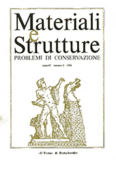 Fascicolo, Materiali e strutture : problemi di conservazione : IV, 2, 1994, "L'Erma" di Bretschneider