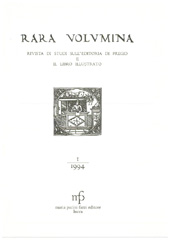 Revue, Rara volumina : rivista di studi sull'editoria di pregio e il libro illustrato, M. Pacini Fazzi