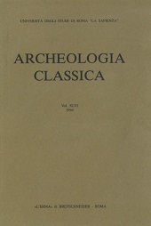 Artikel, Veio tra IX e VI secolo a.C. : primi risultati sull'analisi comparata delle necropoli vetenti, "L'Erma" di Bretschneider