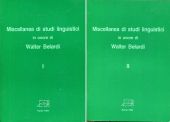 E-book, Miscellanea di studi linguistici in onore di Walter Belardi, Il Calamo