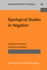 E-book, Typological Studies in Negation, John Benjamins Publishing Company
