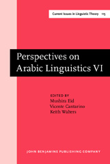 eBook, Perspectives on Arabic Linguistics, John Benjamins Publishing Company