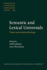 E-book, Semantic and Lexical Universals, John Benjamins Publishing Company