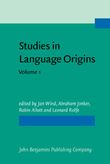E-book, Studies in Language Origins, John Benjamins Publishing Company