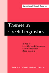 E-book, Themes in Greek Linguistics, John Benjamins Publishing Company