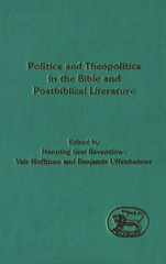 E-book, Politics and Theopolitics in the Bible and Postbiblical Literature, Bloomsbury Publishing