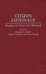 eBook, Citizen Espionage, Carney, Ralph M., Bloomsbury Publishing