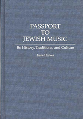 eBook, Passport to Jewish Music, Bloomsbury Publishing