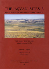 E-book, The Asvan Sites 3 : Keban Rescue Excavations, Eastern Anatolia (The Early Bronze Age), Sagona, A. G., Casemate Group