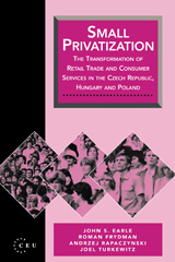 E-book, Small Privatization : The Transformation of Retail Trade and Consumer Services in the Czech Republic, Hungary and Poland, Central European University Press