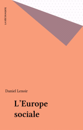 E-book, L'Europe sociale, La Découverte (réédition numérique FeniXX)