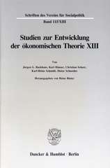 E-book, Deutsche Finanzwissenschaft zwischen 1918 und 1939. : Studien zur Entwicklung der ökonomischen Theorie XIII., Duncker & Humblot