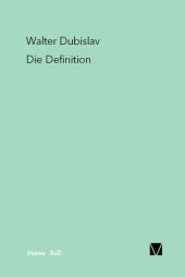 E-book, Die Definition, Felix Meiner Verlag