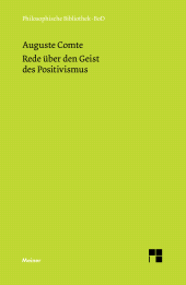 E-book, Rede über den Geist des Positivismus, Felix Meiner Verlag