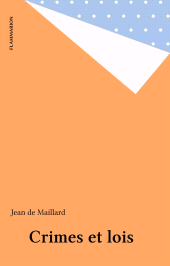 E-book, Crimes et lois, Flammarion (réédition numérique FeniXX)
