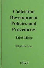 eBook, Collection Development Policies and Procedures, Greenwood Press