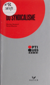 E-book, Crise du syndicalisme, Hatier (réédition numérique FeniXX)