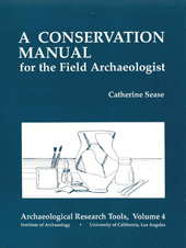 E-book, A Conservation Manual for the Field Archaeologist, ISD