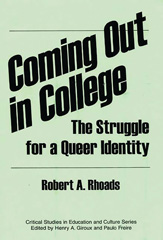 E-book, Coming Out in College, Rhoads, Robert, Bloomsbury Publishing