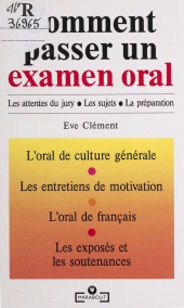 E-book, Comment passer un examen oral, Marabout (réédition numérique FeniXX)