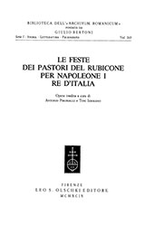 E-book, Le feste dei pastori del Rubicone per Napoleone I re d'Italia, L.S. Olschki