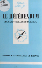 eBook, Le référendum, Presses universitaires de France (réédition numérique FeniXX)