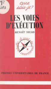eBook, Les voies d'exécution, Presses universitaires de France (réédition numérique FeniXX)