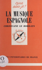 E-book, La musique espagnole, Presses universitaires de France (réédition numérique FeniXX)