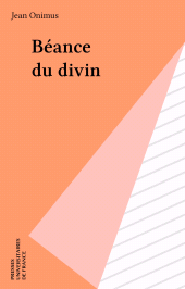 eBook, Béance du divin, Presses universitaires de France (réédition numérique FeniXX)