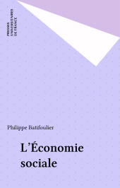 eBook, L'Économie sociale, Presses universitaires de France (réédition numérique FeniXX)