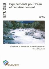 E-book, Etude de la formation d'un lit torrentiel, Irstea
