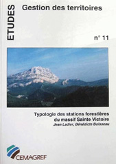 E-book, Typologie des stations forestières du massif Sainte-Victoire, Ladier, Jean, Irstea