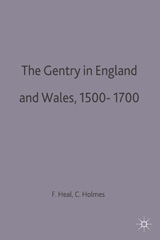 E-book, The Gentry in England and Wales, 1500-1700, Red Globe Press