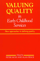 E-book, Valuing Quality in Early Childhood Services : New Approaches to Defining Quality, SAGE Publications Ltd