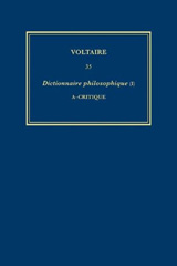 E-book, Œuvres complètes de Voltaire (Complete Works of Voltaire) 35 : Dictionnaire philosophique (I), Voltaire Foundation