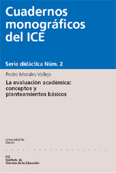 E-book, La evaluación académica : conceptos y planteamientos básicos, Morales Vallejo, Pedro, Deusto