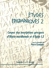 E-book, Corpus des inscriptions grecques d'Illyrie méridionale et d'Épire, Cabanes, Pierre, École française d'Athènes