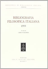 E-book, Bibliografia filosofica italiana : 1993, Leo S. Olschki editore
