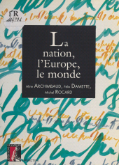 E-book, La nation, l'Europe, le monde, Éditions de l'Atelier (réédition numérique FeniXX)