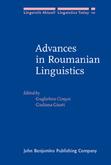 E-book, Advances in Roumanian Linguistics, John Benjamins Publishing Company