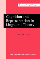 E-book, Cognition and Representation in Linguistic Theory, Culioli, Antoine, John Benjamins Publishing Company