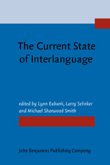E-book, The Current State of Interlanguage, John Benjamins Publishing Company