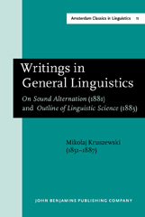 E-book, Writings in General Linguistics, John Benjamins Publishing Company
