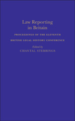 E-book, Law Reporting in Britain, Stebbings, Chantal, Bloomsbury Publishing