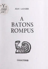 E-book, À bâtons rompus : Causeries en Sorbonne, Caractères (réédition numérique FeniXX)