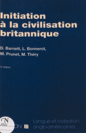 eBook, Initiation à la civilisation britannique, Armand Colin (réédition numérique FeniXX)