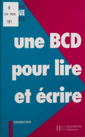 E-book, Une BCD pour lire et écrire, Hachette (réédition numérique FeniXX)